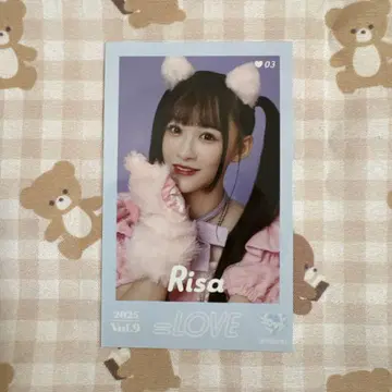 =LOVE 이코 오토시마 리사 미니 포토 카드 레어 고양이 의상
