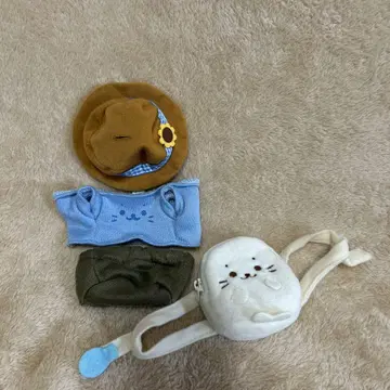 따라오는 시로땅 코스튬 의류 백팩 세트