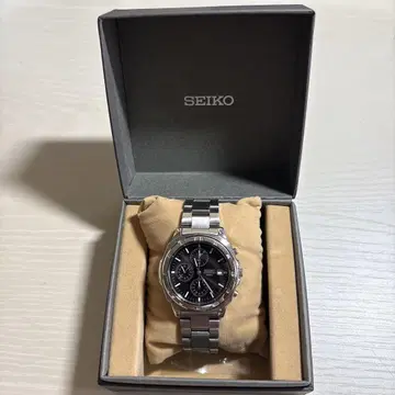 SEIKO 세이코 크로노그래프 50M 새상품급 남성용 손목시계