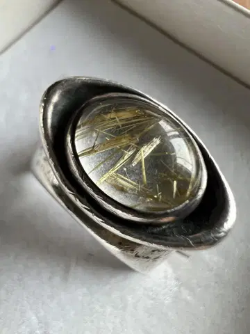 k-Smith silver925 x 루틸 쿼츠 반지