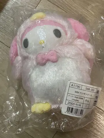 마이멜로디 펭귄 봉제 인형 마이멜로 산리오