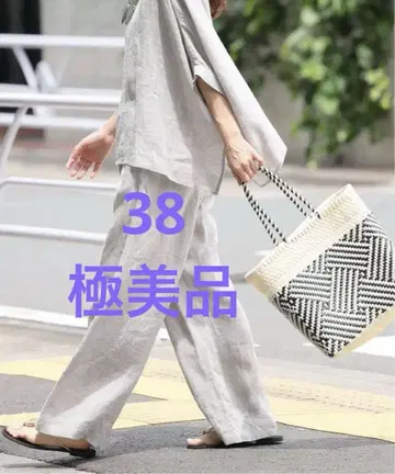 컨디션 최상 저널 스탠다드 리룸 프렌치 린넨 와이드 이지 팬츠