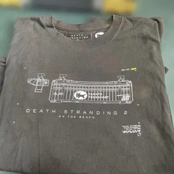 DEATH STRANDING 2 야마토 T셔츠 다크 그레이