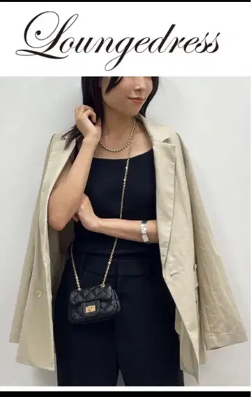 Loungedress 테일러드 자켓 더블 안감 없음