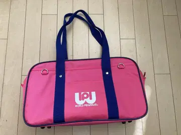 와펜 스쿨백 핑크