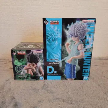 HUNTER x HUNTER 1번 복권 C상 곤 D상 키루아 피규어 세트
