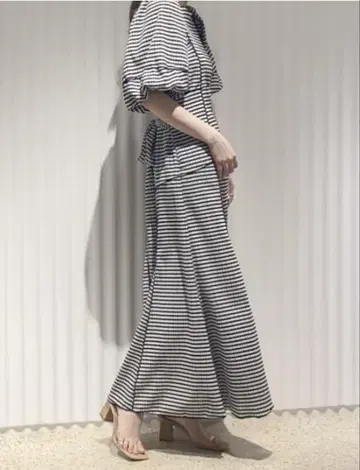 [ 미사용 ] 스나이델 snidel 깅엄 체크 원피스