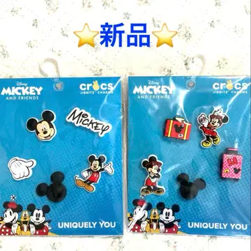 새상품 crocs 지비츠 Disney 5 Pack x 2세트