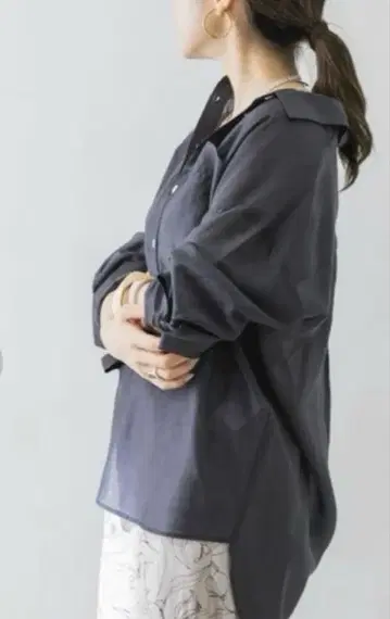 URBAN RESEARCH 텐셀 긴팔 셔츠