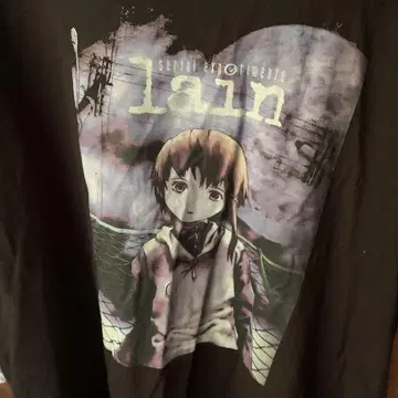 serial experiments lain 레인 T셔츠 3XL 사이즈