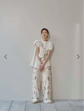 새상품급 투데이풀 todayhul 자수 팬츠 36