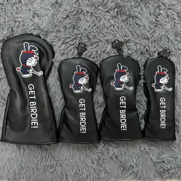 [ 4세트 ] 새상품 도라에몽 골프클럽 헤드커버 1+3+5+UT