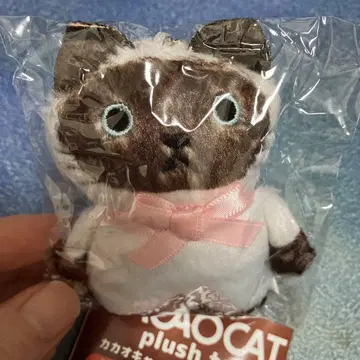 카카오캣 모후모후 봉제 인형 시이플라 한정판 샤무