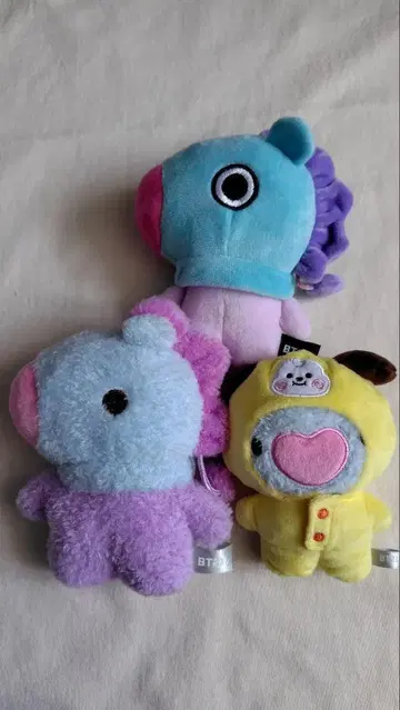 BTS BT21 mang 봉제 인형 3개 세트