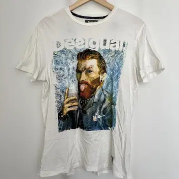Desigual 데시구알 T셔츠 S사이즈 화이트 프린트