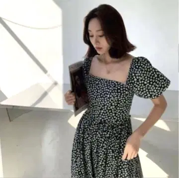 벌스데이 바쉬 꽃무늬 롱 원피스 Lady FLOWER DRESS