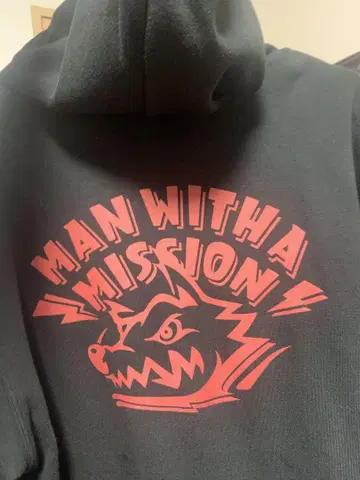 MAN WITH A MISSION 후드티 L 사이즈