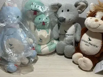 캐세이패시픽항공 십이지신 봉제 인형 4개 세트
