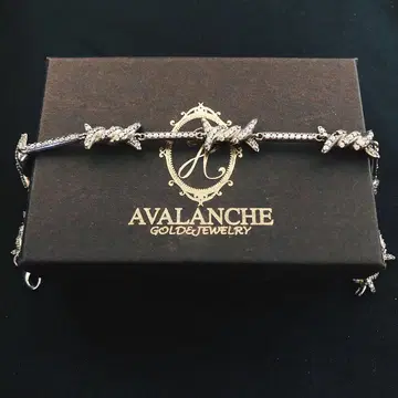 AVALANCHE 아발란체 철조망 실버 팔찌 지르코니아