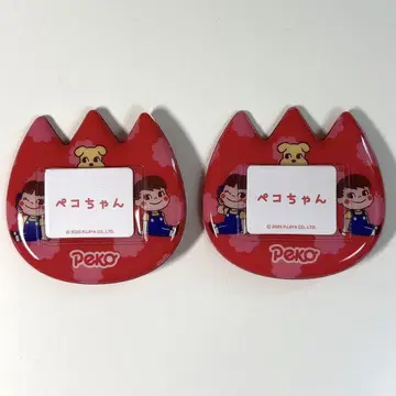 후지야 페코짱 시크릿 이름표 배지 빨간색