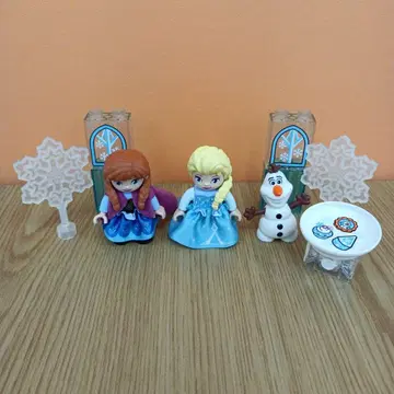 LEGO 레고 duplo 듀프로 안나 엘사 올라프 인형 블록