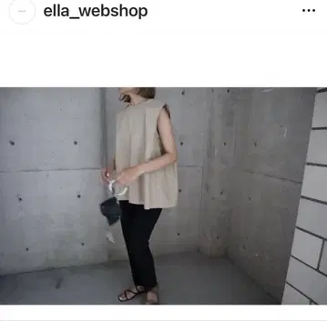 ella 백 버튼 셔츠