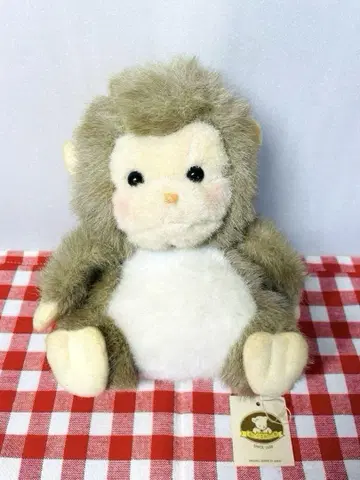 쇼와 레트로 삼영 봉제 인형 원숭이 당시 물건 MADE IN JAPAN