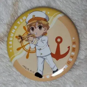 귀멸의 칼날 라구나 텐보스 캔뱃지 아가츠마 젠이츠