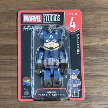 MARVEL BE@RBRICK 해피 복권 4. 캡틴 아메리카