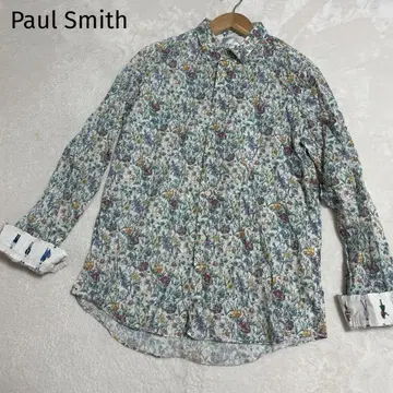새상품급 폴스미스 LIBERTY PRINT SHIRT 긴팔 꽃무늬 M
