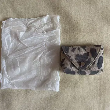 Ch!iii BAG 카우 패턴 스웨이드 파우치 소형