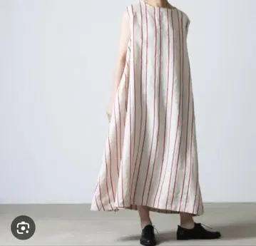 이치 앤티크 린넨 스트랩 원피스