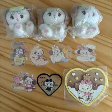 mikko 수플레 가챠가챠 봉제 인형 스티커 미개봉 포함