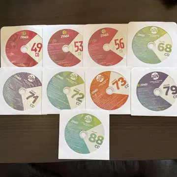 ZUMBA CD 9장 세트
