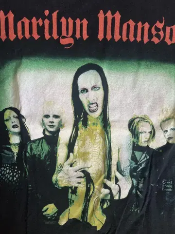 Marilyn Manson T셔츠 90s00s vintage