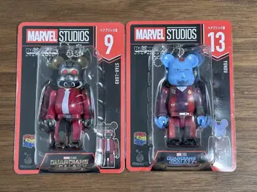 MARVEL BE@RBRICK Happy 복권 스타 로드 & 요두 세트