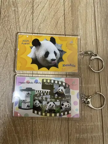 어드벤처 월드 팬더 한정판 키링 료우빈 패밀리