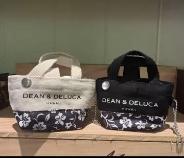 DEAN & DELUCA 딘앤델루카 에코백 화이트 하와이 한정판