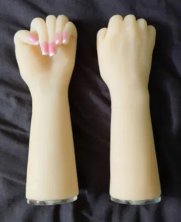 핸드 모델 손 마네킹 모형 토르소 초 리얼 실리콘제 (양손)