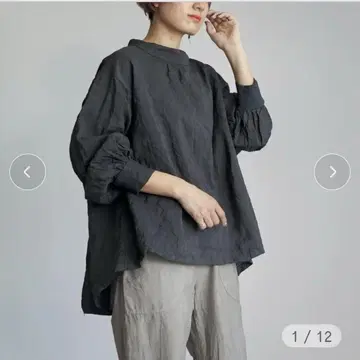 우즈이로 린넨 티셔츠 UZUiRO