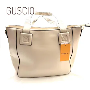 GUSCIO 구시오 여성용 토트백 아이보리