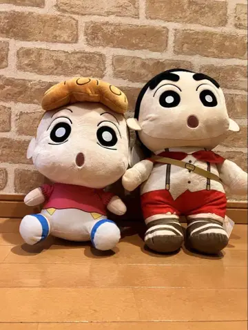 짱구는 못말려(크레용 신짱) 봉제 인형 2체 세트