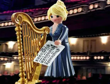 새상품 PLAYMOBIL 70857 하프 연주자 플레이모빌