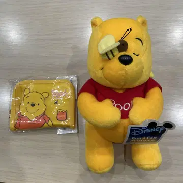 곰돌이 푸 봉제 인형 지갑