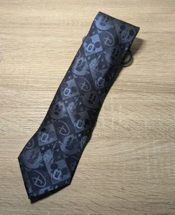 디즈니 리조트 한정판 미키 넥타이 블루