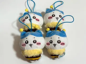 치이카와 하치 씨 봉제 인형 [하치와레] 4개 세트