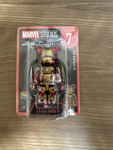 MARVEL Happy 복권 베어브릭 아이언맨 마크 42