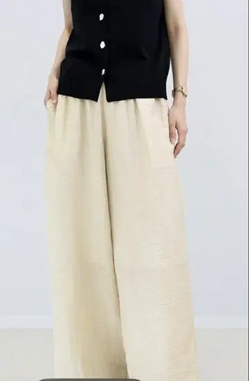 성숙 캐주얼 와이드 팬츠