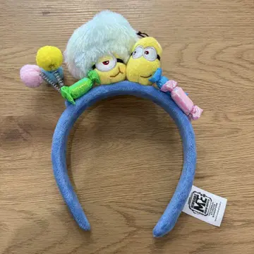 미니언 머리띠 폼폼 포함 USS 한정판 싱가포르