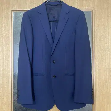 남성용 수트 MAJI 네이비 체크